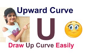 Upward Curve  Learn to draw Upward Curve  How to write Upward Curve  Draw Up Curve Mini Teaching [upl. by Pollak]