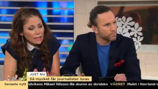 Så mycket får journalister luras  Nyhetsmorgon TV4 [upl. by Ahtebat]