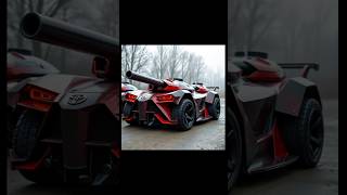 Incredible Cars and tanks fusion merge ☠️💀 9crazycars cars toyota bugatti shorts extremecar [upl. by Farmelo]