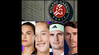 Sabalenka vs Andreeva  Rybakina vs Paolini  Zverev vs De Miñaur Roland Garros REACCION EN VIVO [upl. by Jeffry]