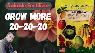 Grow More Fertilizer 202020  Best Soluble Fertilizer for Leaves Fruits amp Vegetables [upl. by Osmen]