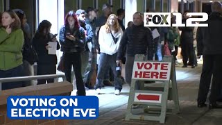 Oregonians Washingtonians vote on election eve surveillance footage of ballot box arsons releas [upl. by Lipkin941]