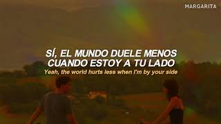 Collide  Ed Sheeran Español  Lyrics [upl. by Farnsworth]