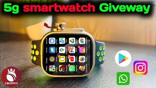 5g android smartwatch giveaway 💸 how to get 5g android smartwatch free 🆓 [upl. by Nytsirc41]