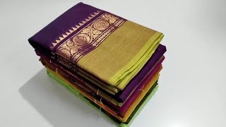 Pure Cotton Sarees  Chettinad Cotton Saree  Sarees cottonsarees [upl. by Nayarb]