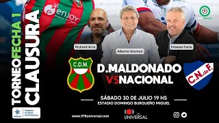 DEPORTIVO MALDONADO VS NACIONAL  970 UNIVERSAL [upl. by Amero648]