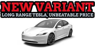 The Best Model 3 Variant Is Back On Sale Tesla Reintroduces Long Range RWD [upl. by Marcille]