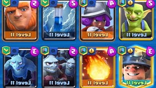 Fireball Bait Giant Miner Strong Deck in 2018🤣  Clash Royale [upl. by Ahsatak]