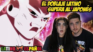 ESPAÑOLES REACCIONAN A DRAGON BALL LATINO VS ESPAÑOL 💥JIREN SE ENFADA CON GOKU💥🐲DRAGON BALL SUPER🐲 [upl. by Ahsikar484]