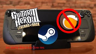 Installing Guitar Hero III PC on Steam Deck No Lutris [upl. by Inasah]