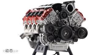 MAD RC V8 Engine RC Model KIT Stirlingkit [upl. by Sherrard]