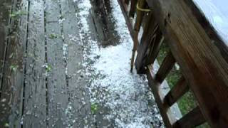 Pikeville KY Hail Storm  040811 [upl. by Nosirb]