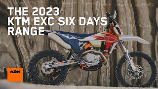 The 2023 KTM EXC SIX DAYS range  KTM [upl. by Jdavie]