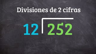 COMO HACER DIVISIONES DE 2 CIFRAS [upl. by Zuliram]