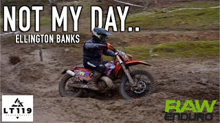 BAD LUCK STRIKES AGAIN  Ellington Banks  Round 1 RAW Enduro [upl. by Leanard]