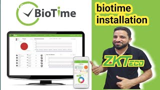 how to install zkbiotime 80  zkbiotime 80 kaise install kare [upl. by Krystle449]