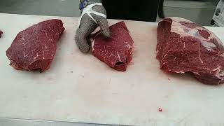 How to cut Topside steaks [upl. by Yblok342]