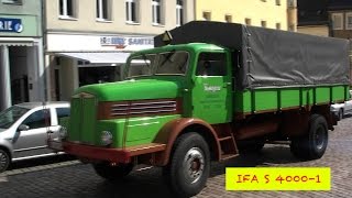 IFA H6 historischer DDR LKW  vintage GDR truck in Mittweida [upl. by Namlak]