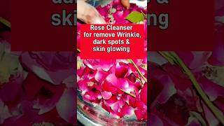 Rose Cleanser for pinkish glowing amp Shiningremove dark spots amp Wrinkle youtubeshorts skincare [upl. by Anivlem]