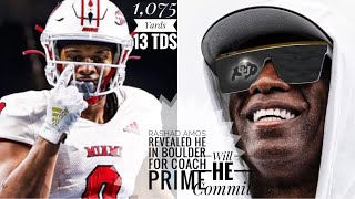 Rashad Amos REVEALED He’s in Boulder For Coach Prime Spring Game “DROPS HIS PIN”🦬 [upl. by Johann]