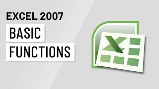 Excel 2007 Basic Functions [upl. by Leonidas37]