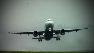 Austrian Airlines Airbus A320214 OELBV  Abflug in Linz Full HD [upl. by Aklog]