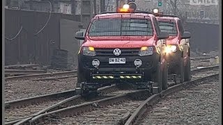 Vehículos  ferrocarriles patrullarán las vías férreas desde este domingo [upl. by Wiburg]