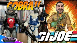 GI Joe Classified Retro Snow Serpent amp Cobra Eel Review [upl. by Ynatil616]