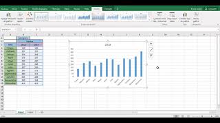 Gráfico de barras en Excel personalizado 📊 [upl. by Ezechiel]