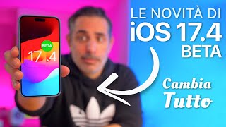 iOS 174 BETA  Tutte le Novità che CAMBIERANNO iPhone per SEMPRE [upl. by Aldric965]