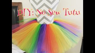 DIY No Sew Tutu [upl. by Kipper301]