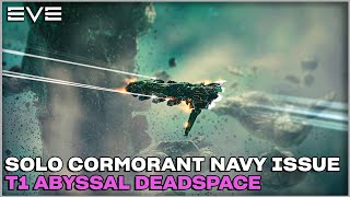 T1 Abyssal  Solo Cormorant Navy Issue  EVE ONLINE [upl. by Cointon]