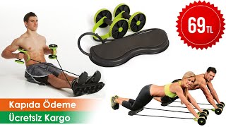 Multiflex Xtreme Tekerlekli Egzersiz Spor Aleti Lastikli Karın Kası Göbek Eritme Tekerleği Zayıflama [upl. by Medora661]