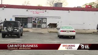 Car drives into Titusville grocery store [upl. by Krischer639]