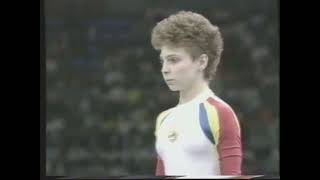 Daniela Silivas ROM  Olympics 1988  Compulsory  Floor Exercise [upl. by Iliak]