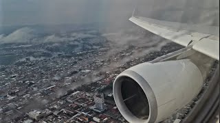 Iberia A330200 Bumpy Approach amp Landing Guatemala City [upl. by Wiener]