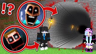 We Found Longest Scary Mimics Tunnel at Night in Minecraft😱 [upl. by Wilhelm]