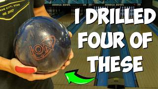 Bowling 300 with Four Different Balls  Ion Pro Review [upl. by Eniarol]