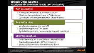 Optimizing VMware View with Riverbed [upl. by Eillam866]