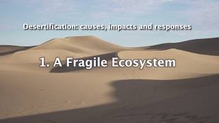 Desertification Causes Impacts and Management Trailer [upl. by Aneleasor]