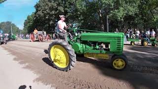 The Tractor Parade at the Western Minnesota Steam Thresher Reunion [upl. by Pugh]