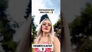 İnstagram bizi dinliyor shorts viralvideo viralshort [upl. by Gilbert]