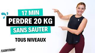 HIIT pour PERDRE 20KG SANS SAUT et SANS RÉGIME ✨ Sans Matériel  FlashFitHome [upl. by Elfrida]