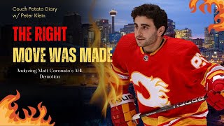 The Calgary Flames made the right call sending Matt Coronato down  Calgary Flames Talk  NHL Talk [upl. by Rosa]