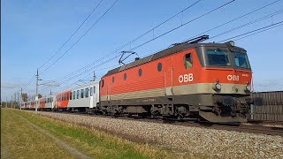 ÖBB 1144 Alpenstaubsauger mit City Shuttle [upl. by Itsirc39]