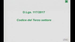 Lezione del master EMSE sulla Riforma del Terzo Settore  parte 1 [upl. by Natka]