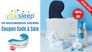 👉VitalSleep Coupon Code amp Sale💸Get Up to 40 Discount on Antisnoring Mouthpieces💥VitalSleep Sale🔥 [upl. by Durante]