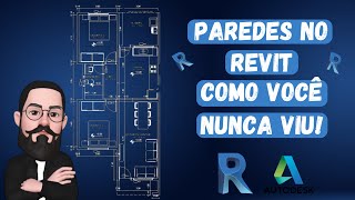 Aula 04  Modelando paredes no REVIT 2024 [upl. by Lashonde]