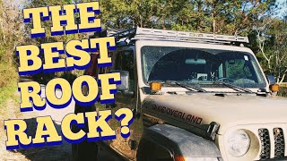 Jeep Gladiator  DV8 Roof Rack Installation amp Review [upl. by Pollack]