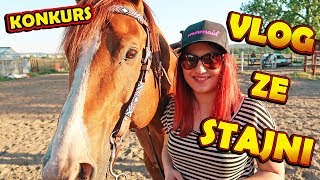 VLOG ZE STAJNI 🐎 PIERWSZA JAZDA BRATA 😲 KONKURS [upl. by Hnim]